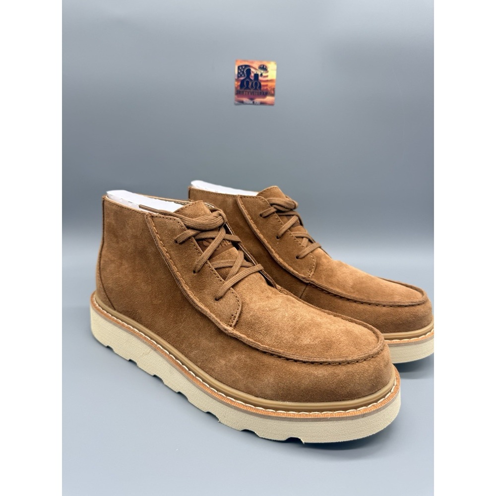 SOREL Slabtown 62 Stoic Mid Men's 7 Velvet Tan Suede Chukka Boots NM5306-242 NEW